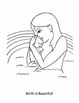 Coloring Book Pregnancy Kids Pages Unknown Pm Posted Colouring sketch template