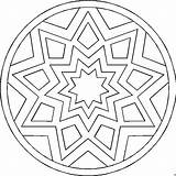 Mandalas Ausdrucken Malvorlagen Vorlagen Sterne Geometrische Malvorlage Malbuch Titel sketch template