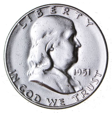higher grade   rare franklin  dollar  silver coin