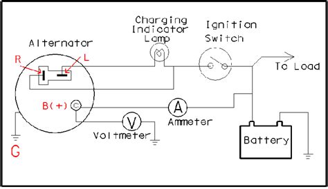wiring diagram  generator  alternator conversion wiring diagram  schematics
