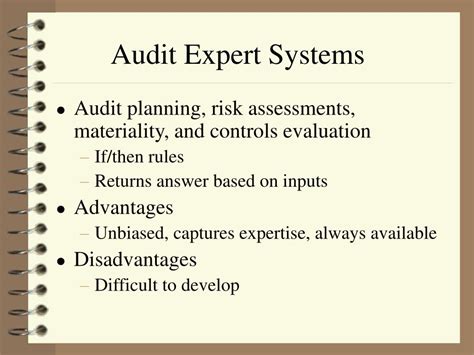 ppt audit expert systems powerpoint presentation id 610758