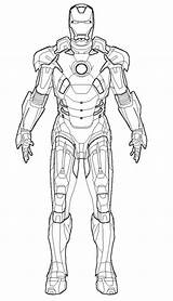 Coloring Iron Man Pages Ironman Print Suit Kindergarten Infinity War Robot Divyajanani Everfreecoloring sketch template