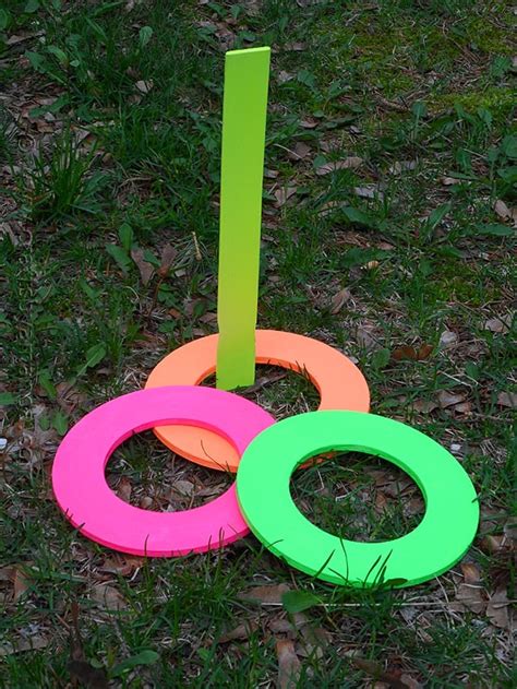 Neon Ring Toss Game Crafts By Amanda