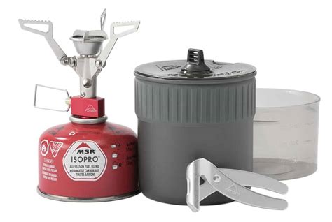 msr pocketrocket  mini stove kit review backpacking light