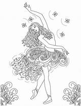 Coloring Dance Pages Getcolorings sketch template