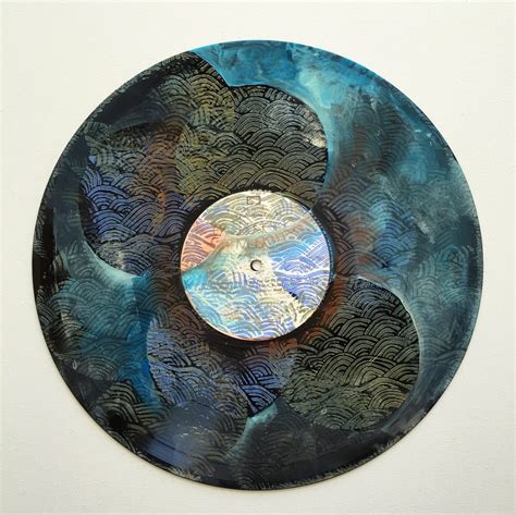 vinyl record mandalas art therapy spot