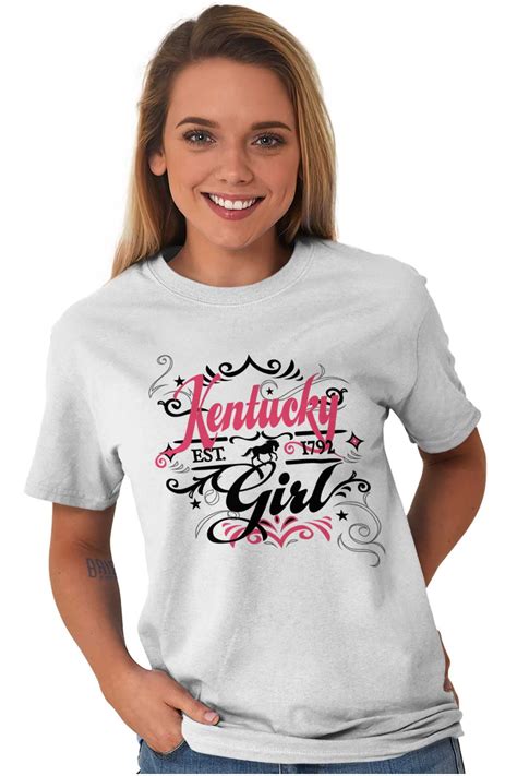 kentucky fancy feminine filagree womens graphic  shirt tees brisco