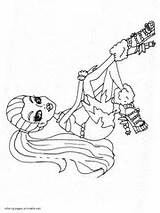 Coloring Pages Abbey Girls Bominable Printable Monster High Ads Google sketch template