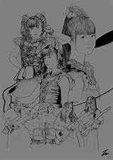 Babymetal Progress Making Am Work Small Og Far Lines Once Done Hope Ll Did Poster Color So Comments sketch template