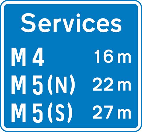 motorway signs road  traffic signs   uk