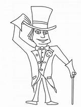 Wonka Willy Coloring Pages Charlie Chocolate Factory Printable Oompa Loompa Drawing Color Ferngully Getdrawings Chaplin Getcolorings Christmas Silhouette Clipart Sketch sketch template