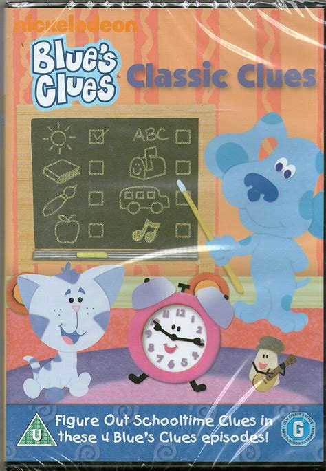 blues clues classic clues dvd  childrens educational reading colour skills ebay