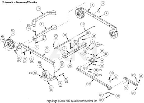 dr power tb tow  brush mower  ser tb  current parts diagram  frame