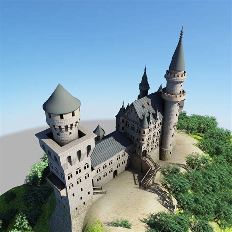 neuschwanstein castle model