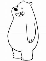 Bare Bears Coloring Pages Fun Kids sketch template