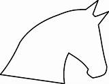 Knutselen Paardenkop Kleurplaat Paardenhoofd Paard Sinterklaas Feesten Opdrachten Gebeurtenissen Muziekinstrumenten Jaargetijden sketch template