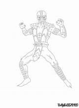 Reptile Kombat Mortal Coloring Pages Searches Recent Lineart sketch template
