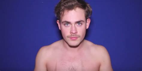 omg gossip the shirtless audition tape of stranger things actor dacre montgomery omg