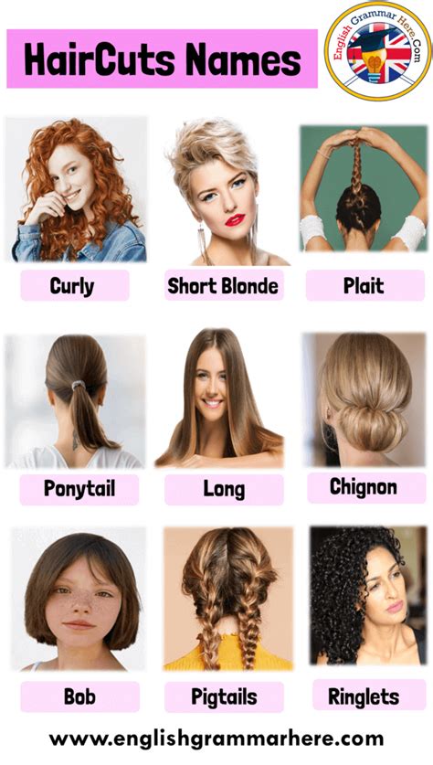 names  womens hairstyles