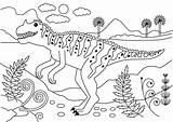 Ornithomimus Ceratosaurus sketch template