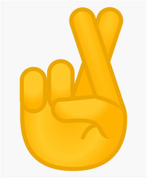 crossed fingers icon crossed fingers png transparent png kindpng