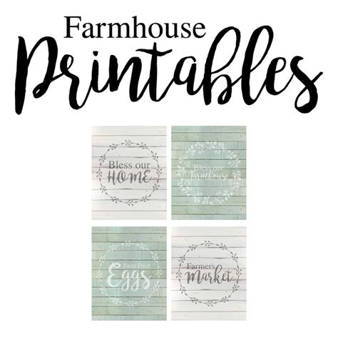 farmhouse  printables  cottage market