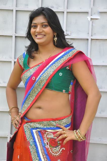 sowmya hot telugu model saree navel show stills hot item actress collections