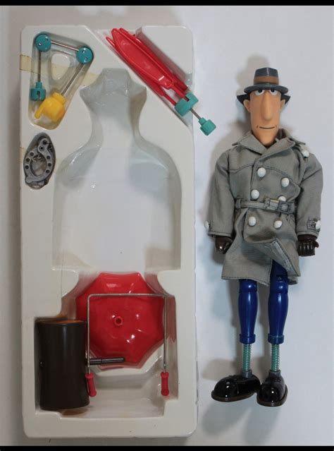 vintage 1983 galoob inspector gadget action doll box first version