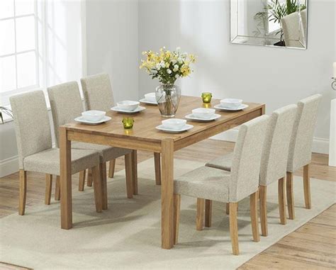 20 Collection Of Solid Oak Dining Tables And 8 Chairs