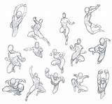 Pose Gesture Superhero Dibujar Sketching Gestures Humana Anatomía Boceto Bocetos sketch template