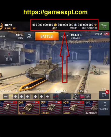 world  tanks blitz hack    unlimited gold credits   experience ios android