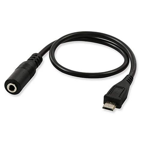 wpeng  packmicro usb male  mm jack female audio cable cord  active clip mic
