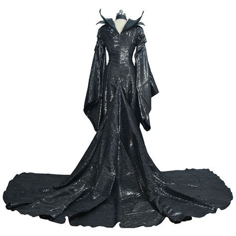 maleficent angelina jolie dress costume includes costume and headpiece