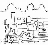 Locomotora Locomotiva Colorir Dibujo Maquina Desenhos Trenes Treni sketch template