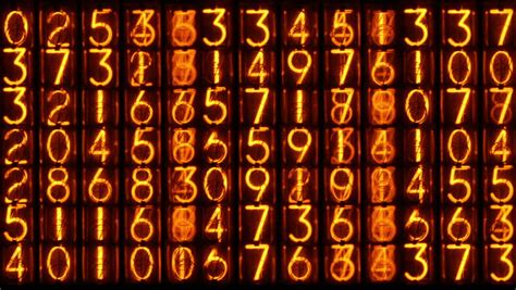 nixie tube stock footage video shutterstock