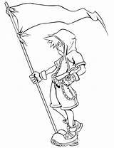 Coloring Pages Roxas Kingdom Hearts Getcolorings Color Getdrawings Printable sketch template