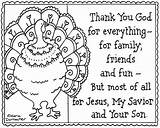 Thanksgiving Coloring Pages Religious Sunday School Christian Turkey Printable God Bible Sheets Thank Kids Quotes Crafts Printables Church Sheet Thanks sketch template