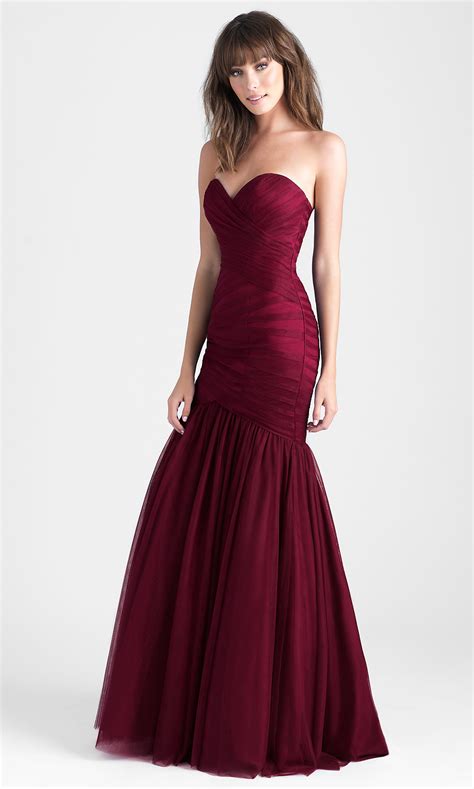 Lace Up Burgundy Red Mermaid Prom Dress