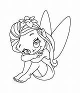 Fairy Coloring Kids Pages Color Print Printable Elf Little Coloriage Fee Petite Categories Justcolor sketch template