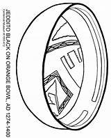 Coloring Pottery Faience Quimper sketch template