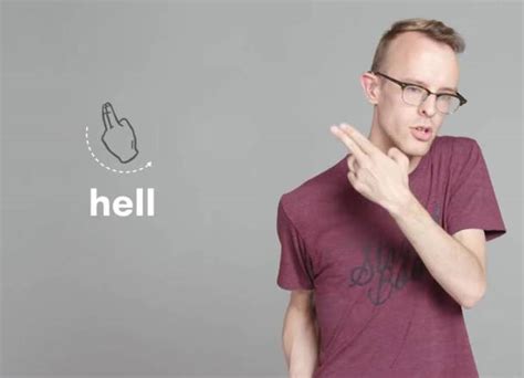 Photos How To Swear In Sign Language Just Fyi Not For
