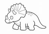 Coloring Dinosaur Pages Print Rex Triceratops Raptor Printable Colorpages sketch template