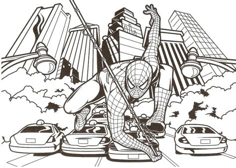 printable spiderman coloring pages