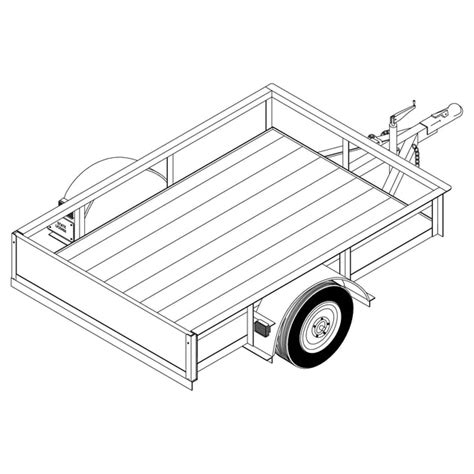 utility trailer plan model  trailerplans