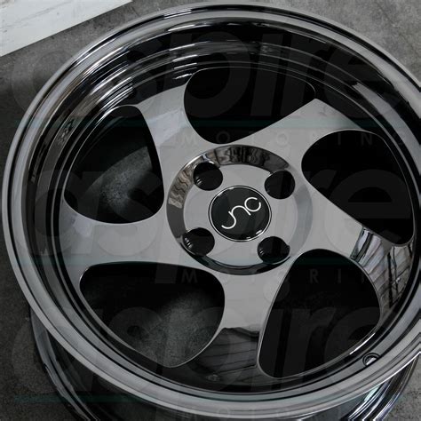 jnc    black chrome wheel rims wheels