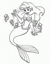 Sereia Pequena Princesa Princesas Sirenita Mewarnai Imagens Horse Sirene Girls Flounder Colouring sketch template