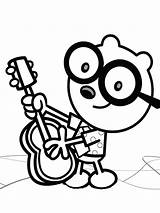 Wow Wubbzy Walden Guitar Xcolorings sketch template