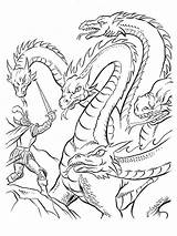 Dragons Ragazzi Drago Sta Cavaliere Combattendo sketch template