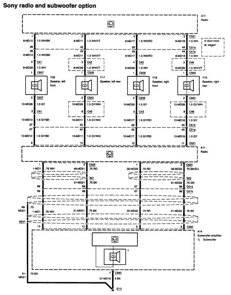ford focus stereo wiring diagram collection wiring diagram sample