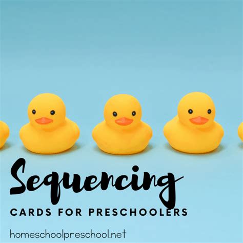 printable sequencing cards  preschoolers